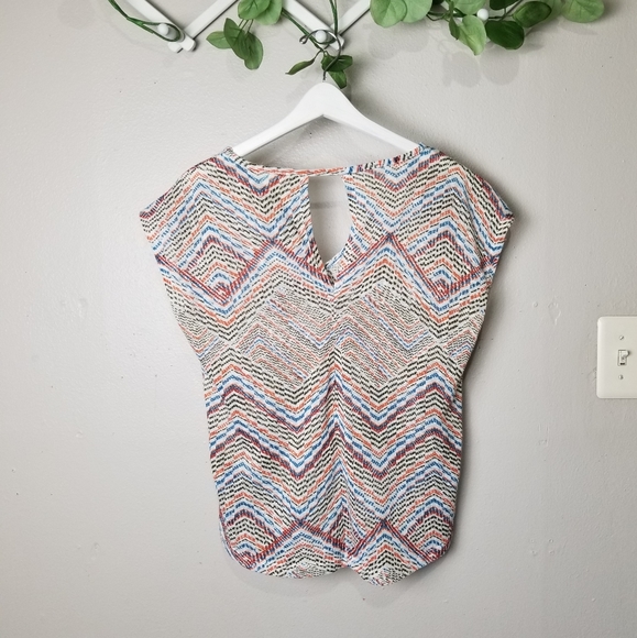 Dept. 222 colorful sleeveless top size M - Picture 4 of 4